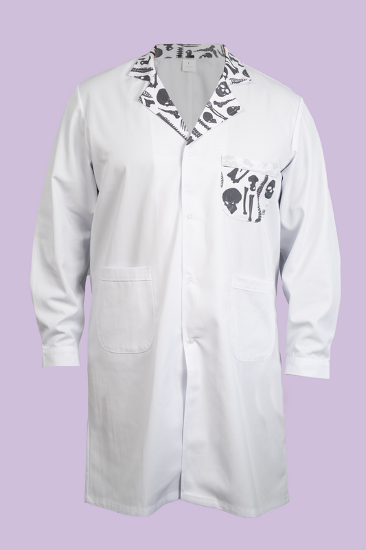 One Line Lab Wear Buy White Lab Coat Online | Lab Coat Nerds